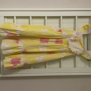 Size 8 girls Hawaiian dress vintage kole kole